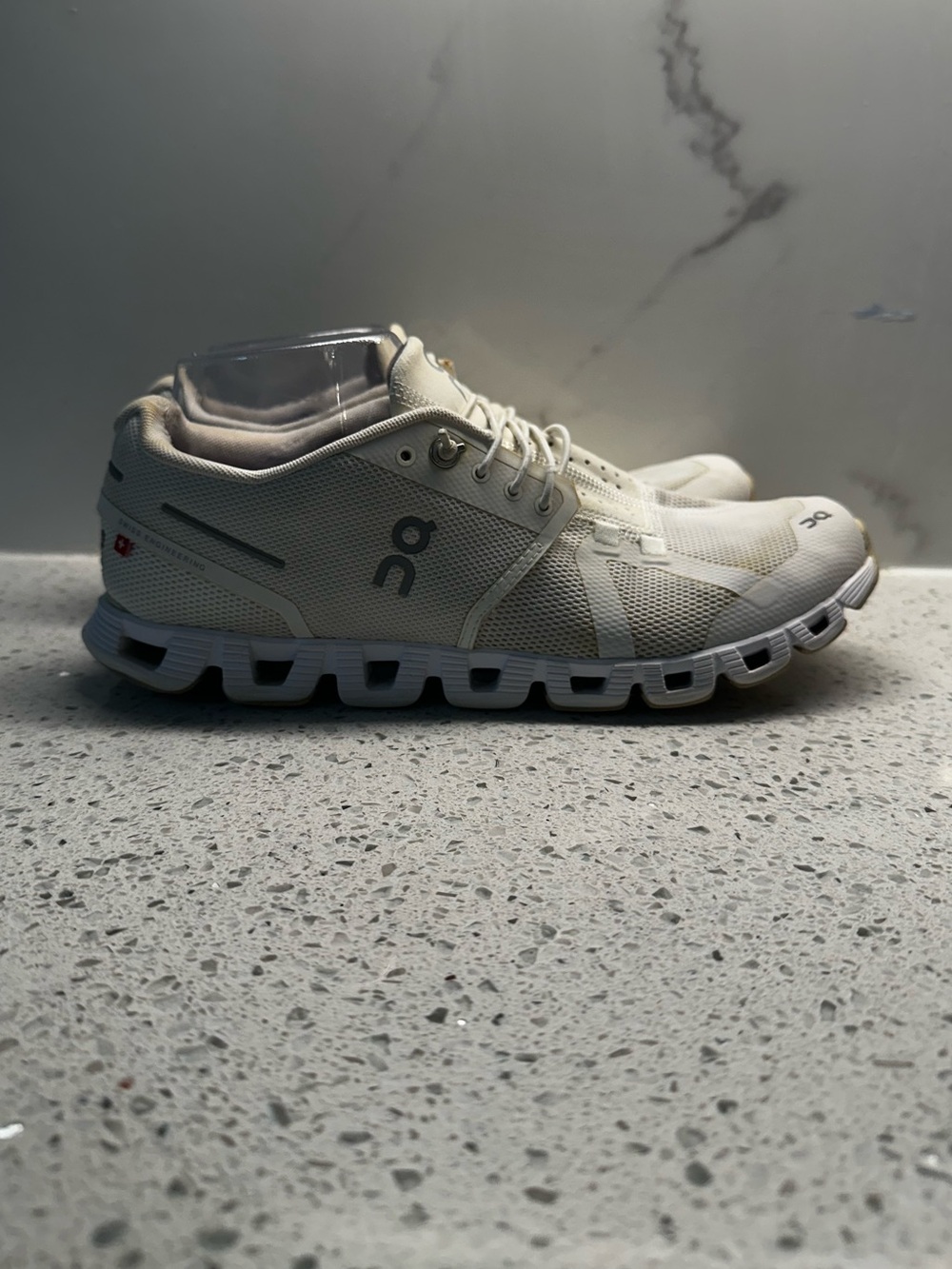 On Running Women's Cloud Sneakers in Off-White